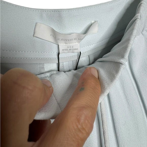 Alexander Wang | NWT Double Breasted Vest and Matching Trouser Set in Mist Crepe - Picture 7 of 13